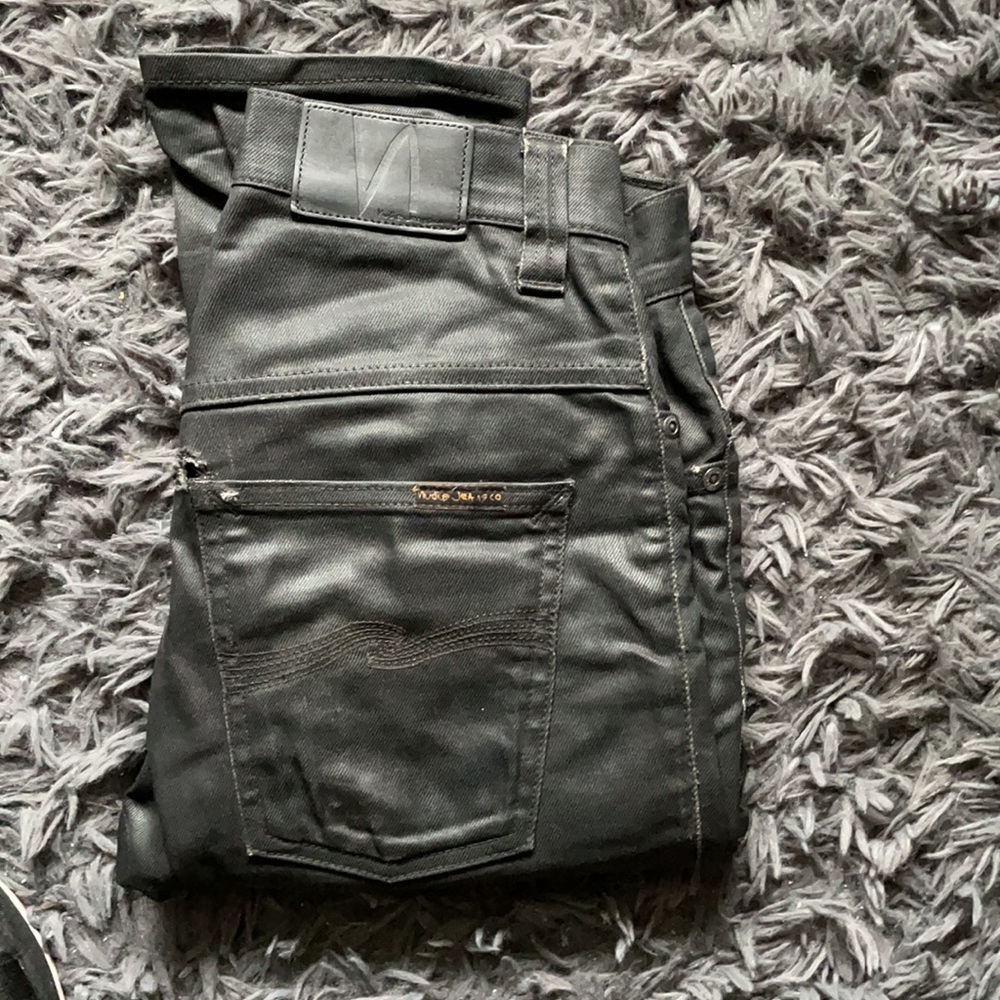 Nudie jeans waxed denim